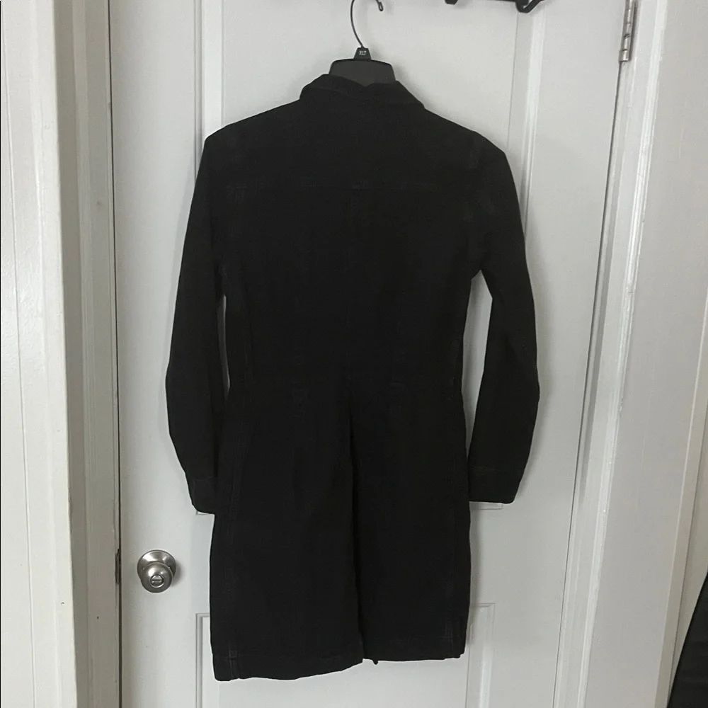 Levi's Black Denim Shirt Dress - Picture 3 of 6